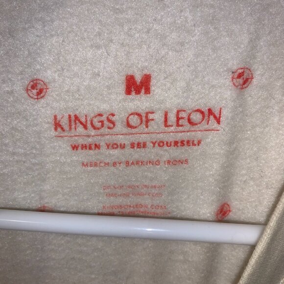 Kings of Leon Women's Concert Sweatshirt Size M When You See Yourself Ivory - Picture 4 of 4